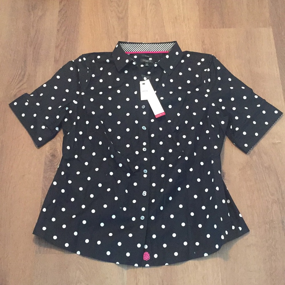 Talbots short sleeved blouse